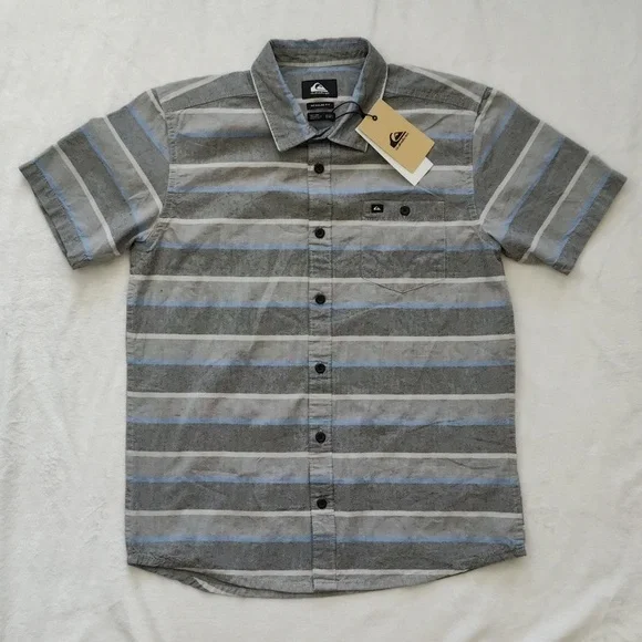 170. Quiksilver Cali Sunrise Woven Top | Color: Black Cali Sunrise - Picture 3 of 10